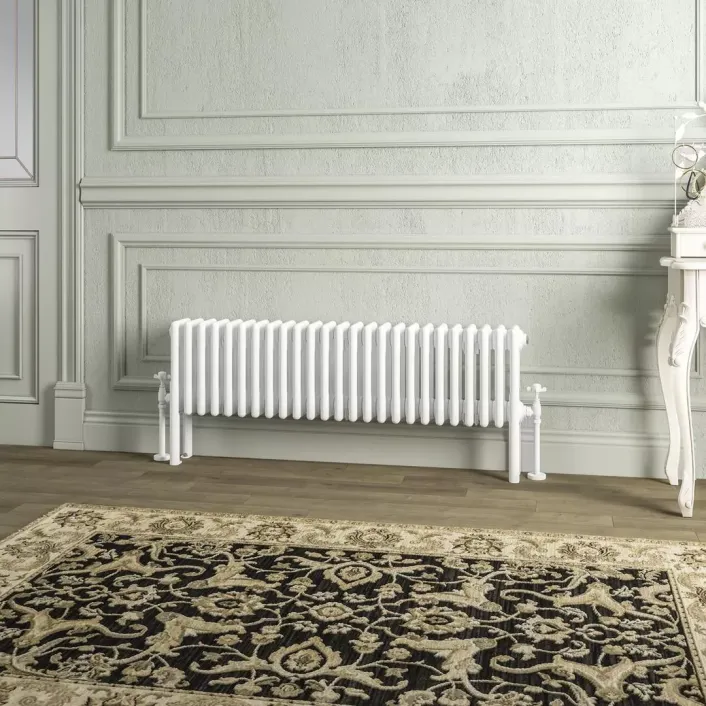 Eastbrook Imperia 4 Column Radiator 300 x 1145mm Gloss White