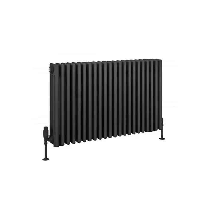 Eastbrook Rivassa 4 Column Radiator 600 x 1010mm Matt Anthracite