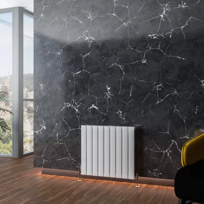 Eastbrook Addington Aluminium 600 x 662 Radiator Type10 Gloss White