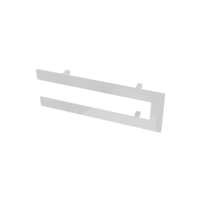 Eastbrook Addington Double Flat Style Towel Hanger 440mm Gloss White