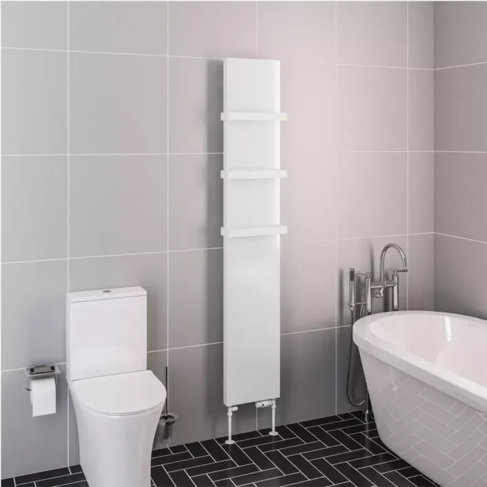 Eastbrook Wingrave 1800 x 310 Flat Panel Radiator Gloss White