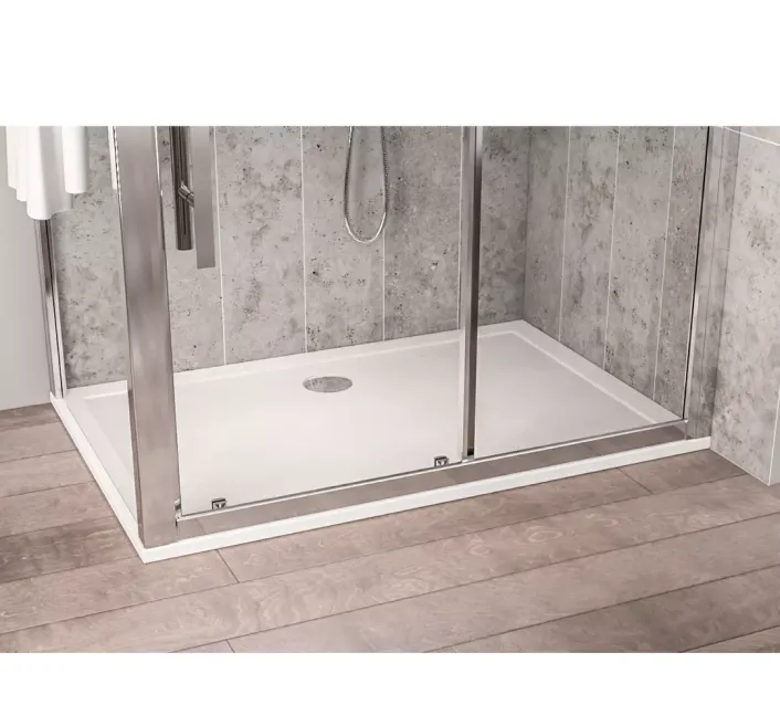 Eastbrook Corsair 1000 x 900mm 25mm Rectangular Shower Tray - White