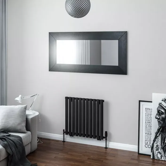 Eastbrook Tunstall 600 x 648 Radiator Matt Black