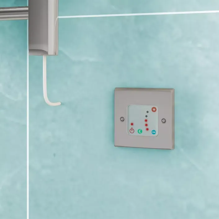 Eastbrook Crafton II Temperature Control Panel Chrome Effect