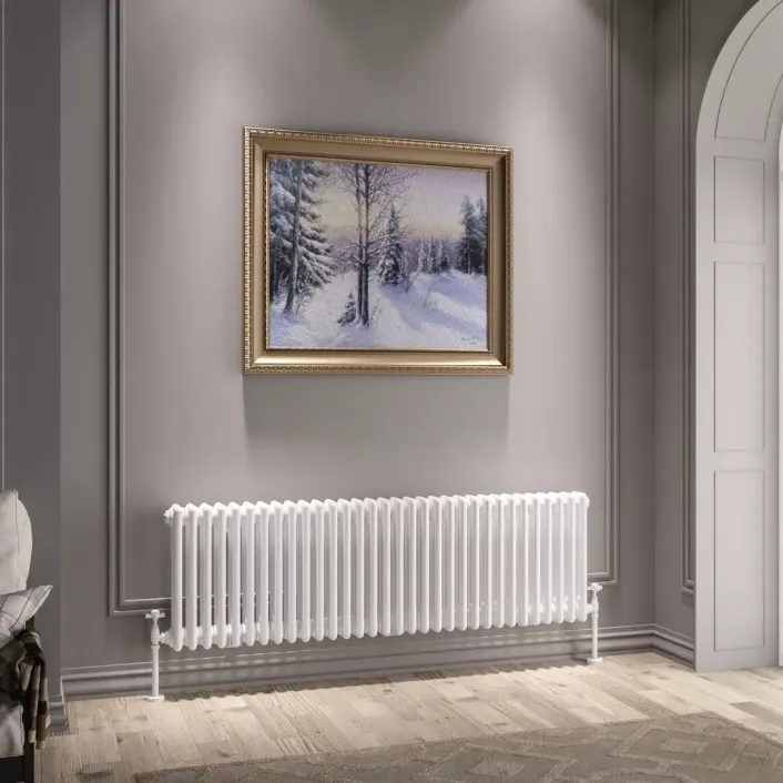 Eastbrook Imperia 3 Column Radiator 450 x 1460mm Gloss White