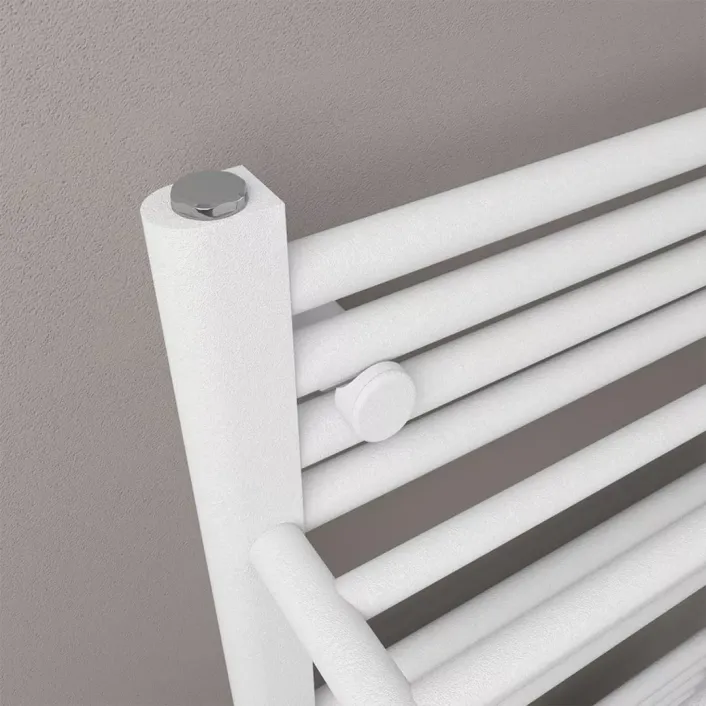 Eastbrook Haddenham Designer Towel Rail 1200x600mm Matt White