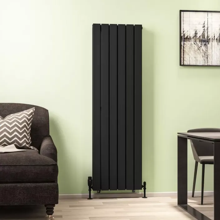Eastbrook Warrington 1500 x 456 Radiator Type20 Matt Black