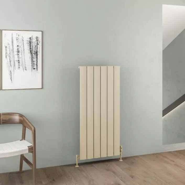 Eastbrook Malmesbury 1200 x 565 Aluminium Radiator Matt Cappuccino