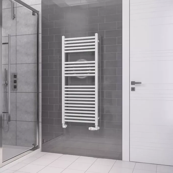 Eastbrook Tuscan Square Multirail 1200 x 500 Gloss White