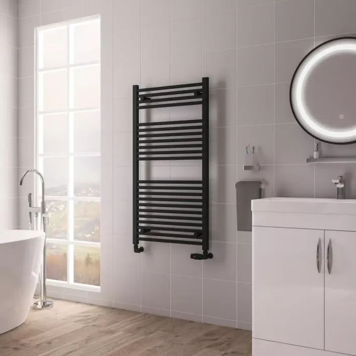 Eastbrook Biava Multirail HV Straight 1118 x 600mm Matt Black