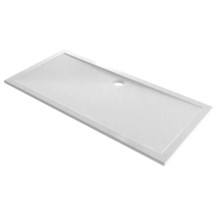 Eastbrook Corsair Anti-Slip 1700 x 800mm 25mm Rectangular Shower Tray - White