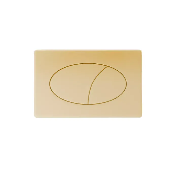 Eastbrook Pneumatic Round Push Plate / Flush Plate - Brushed Brass