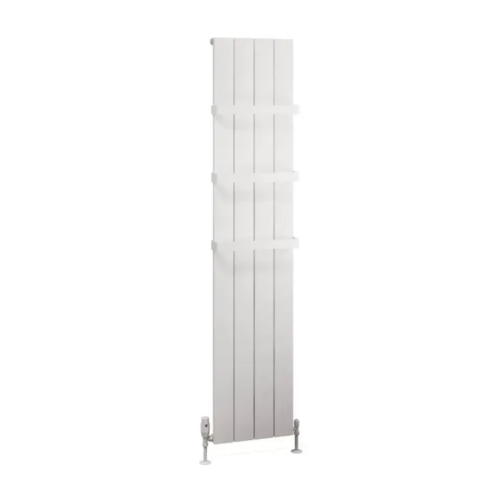 Eastbrook Charlton 1800 x 375 Aluminium Radiator Matt White