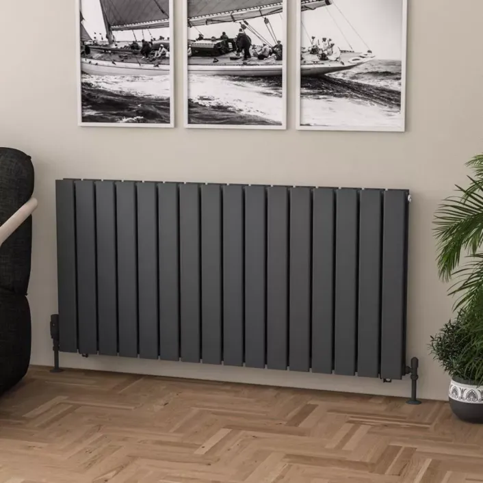 Eastbrook Warrington 600 x 1216 Radiator Type20 Matt Anthracite