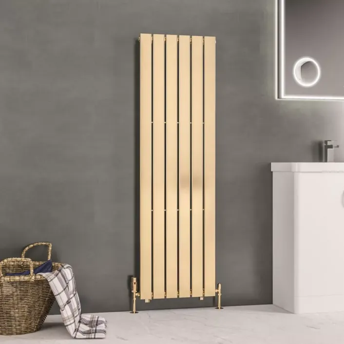 Eastbrook Warrington 1500 x 452 Radiator Type10 Brushed Brass