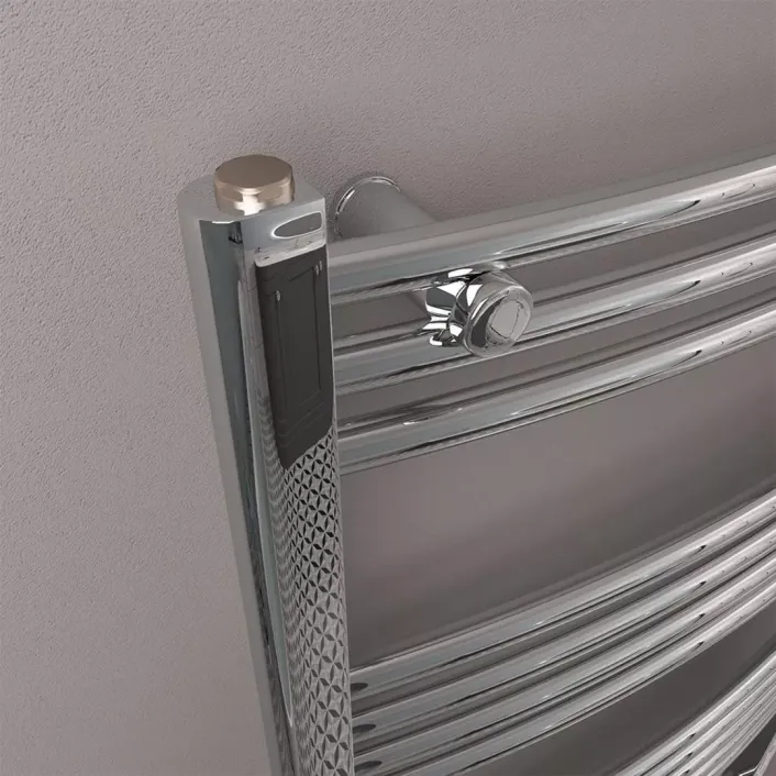 Eastbrook Wendover Curved Multirail 1600 x 400 Chrome