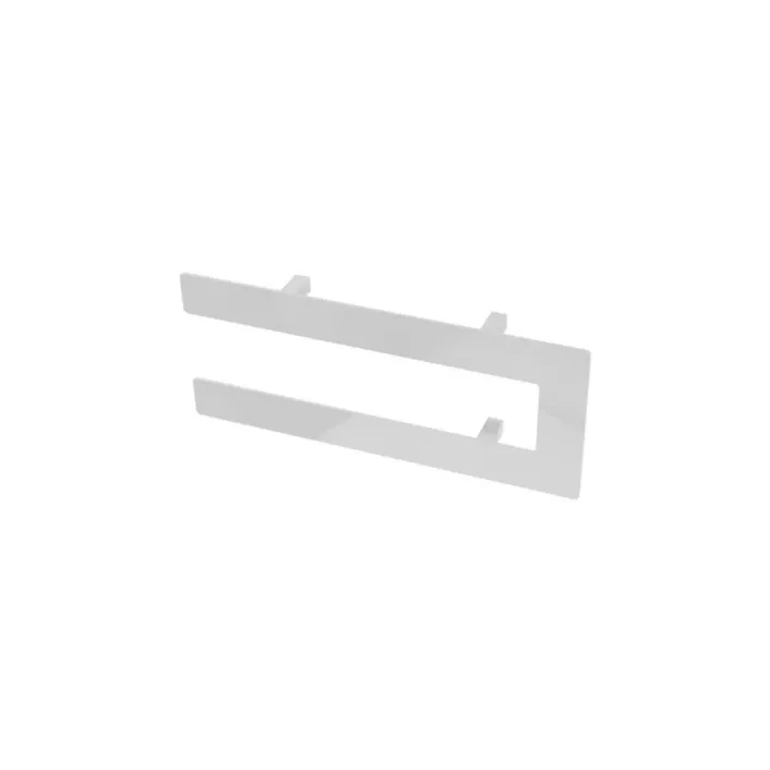 Eastbrook Addington Double Flat Style Towel Hanger 366mm Gloss White