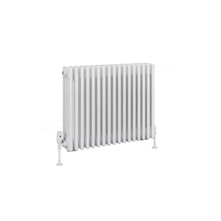 Eastbrook Rivassa 4 Column Radiator 600 x 785mm Gloss White