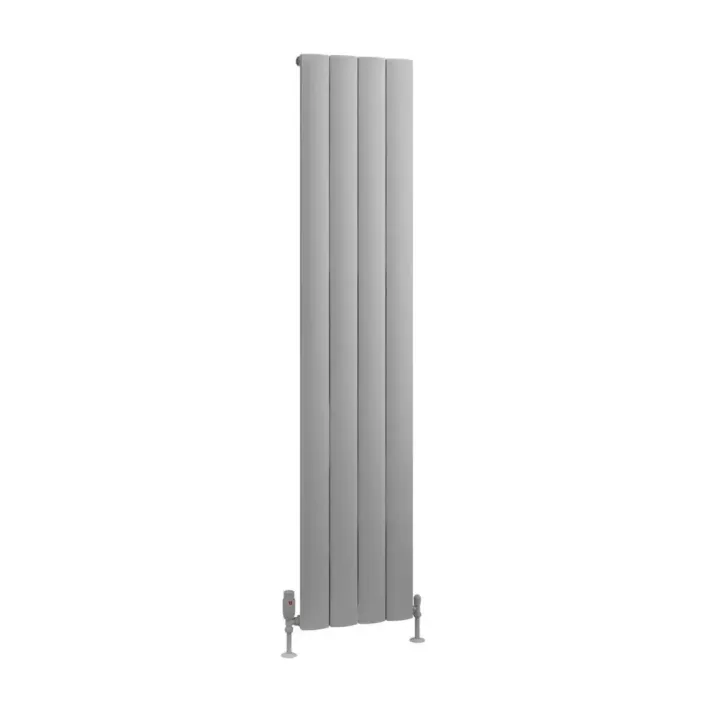 Eastbrook Tordino 1800 x 375 Aluminium Radiator Matt Grey
