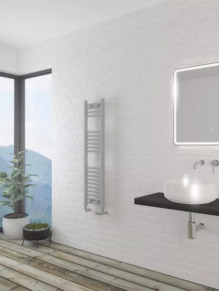 Eastbrook Wingrave 1200 x 300 Straight Multirail Matt Grey