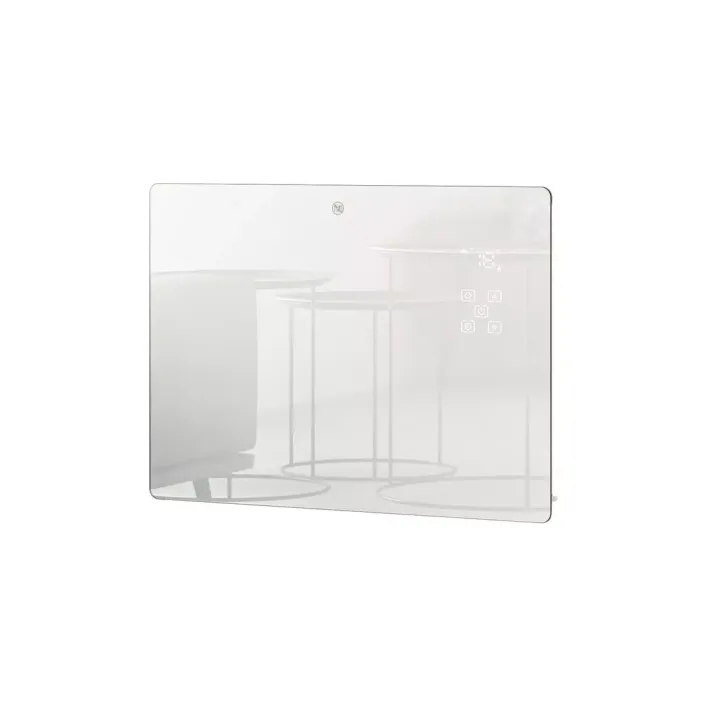 Eastbrook Cortona 555 x 650 Glass Fronted Electric Radiator 1500W White