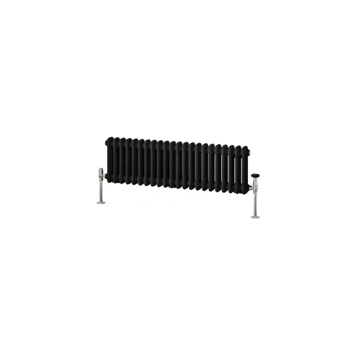 Eastbrook Imperia 2 Column Radiator 300 x 1010mm Matt Black