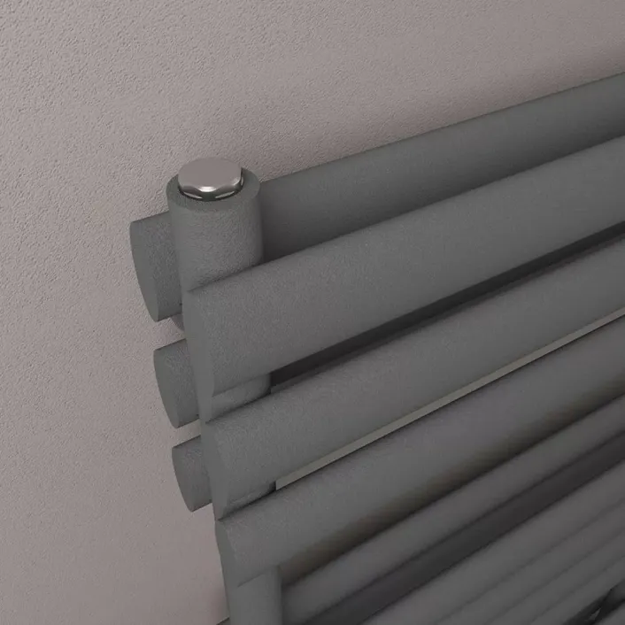 Eastbrook Tunstall Double 1200 x 500 Towel Rail Matt Anthracite