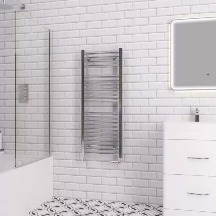 Eastbrook Curved Biava Multirail 1118 x 450 Chrome