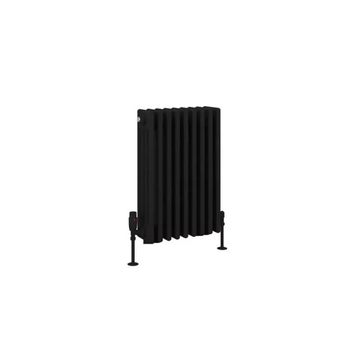Eastbrook Rivassa 4 Column Radiator 600 x 425mm Matt Black