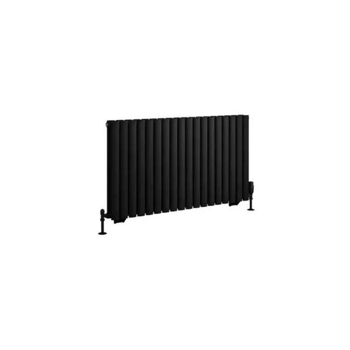 Eastbrook Tunstall Double 600 x 1061 Radiator Matt Black
