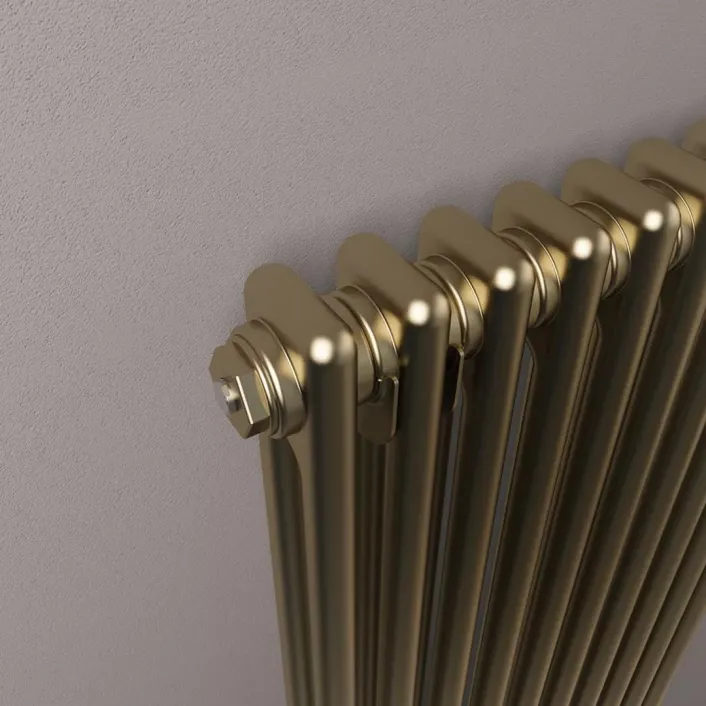 Eastbrook Rivassa 2 Column Radiator 600 x 608mm Bronze Effect