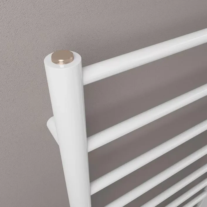 Eastbrook Tuscan Round 800 x 600 Towel Rail Gloss White