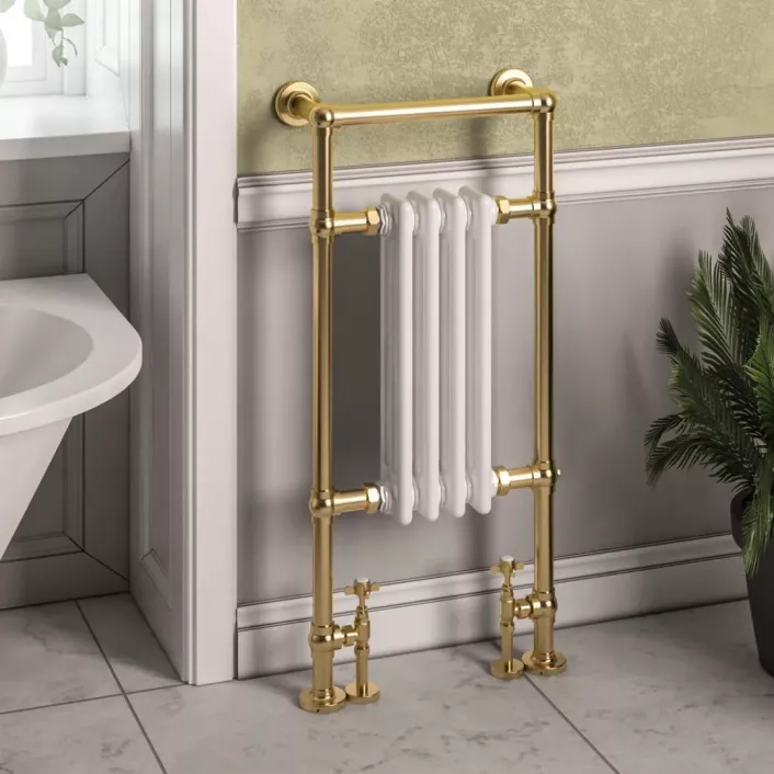 Eastbrook Avon 960 x 429 Brushed Brass / Gloss White