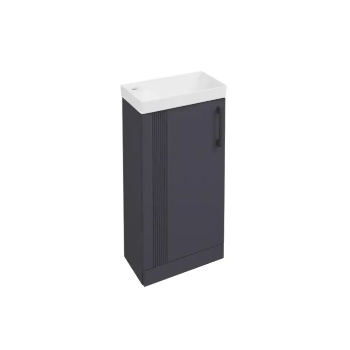 Eastbrook Cranham 40cm Cloakroom Washbasin Unit Matt Anthracite