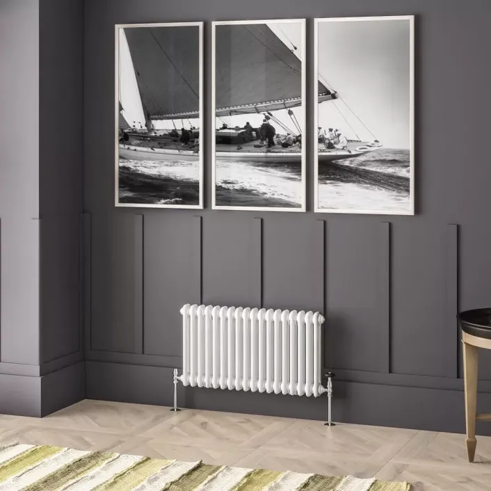 Eastbrook Imperia 2 Column Radiator 450 x 830mm Gloss White