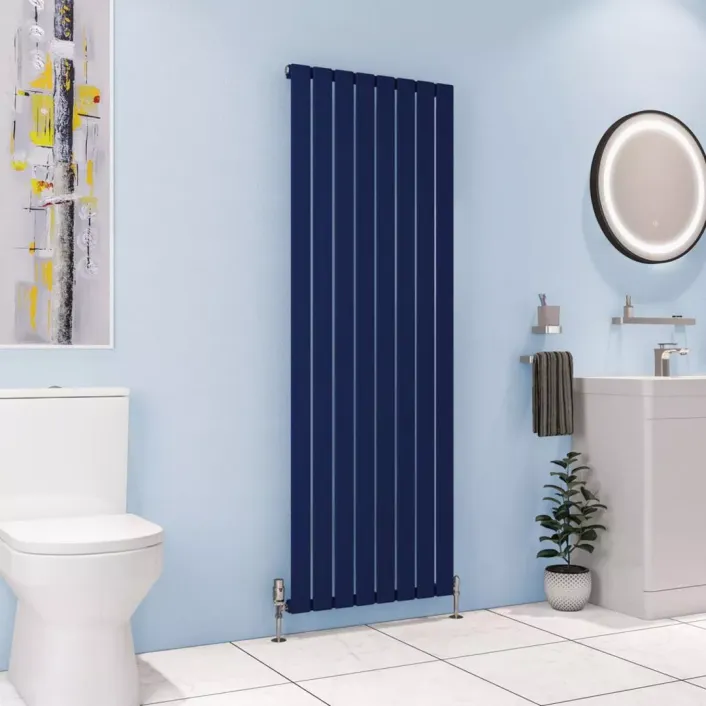 Eastbrook Deddington 1800 x 630 Radiator Matt Cobalt Blue