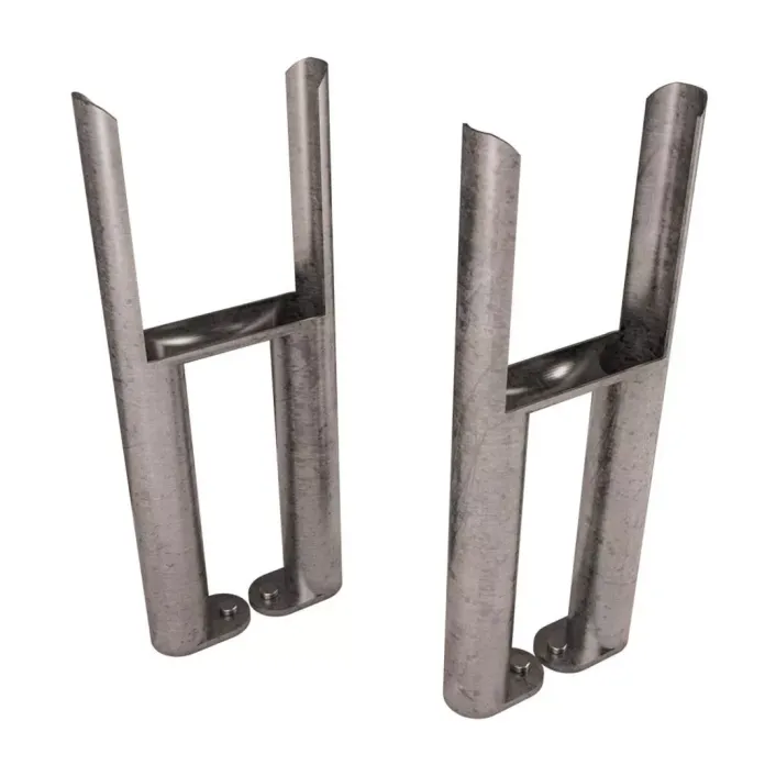 Eastbrook Imperia 3 Column Radiator Feet (Pair) Bare Metal