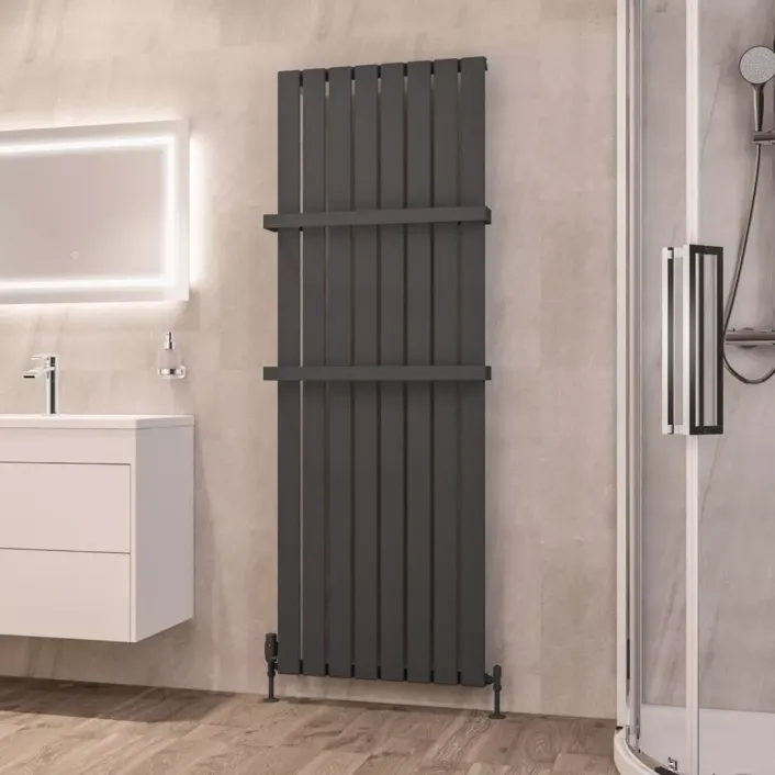 Eastbrook Deddington 1800 x 630 Radiator Matt Anthracite