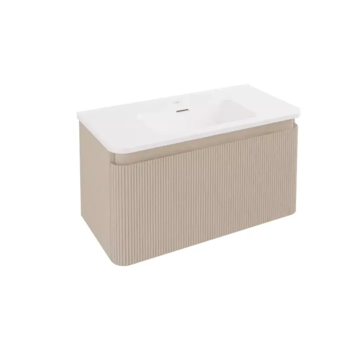 Eastbrook Belice 80cm Wall Hung Vanity Unit - Cashmere