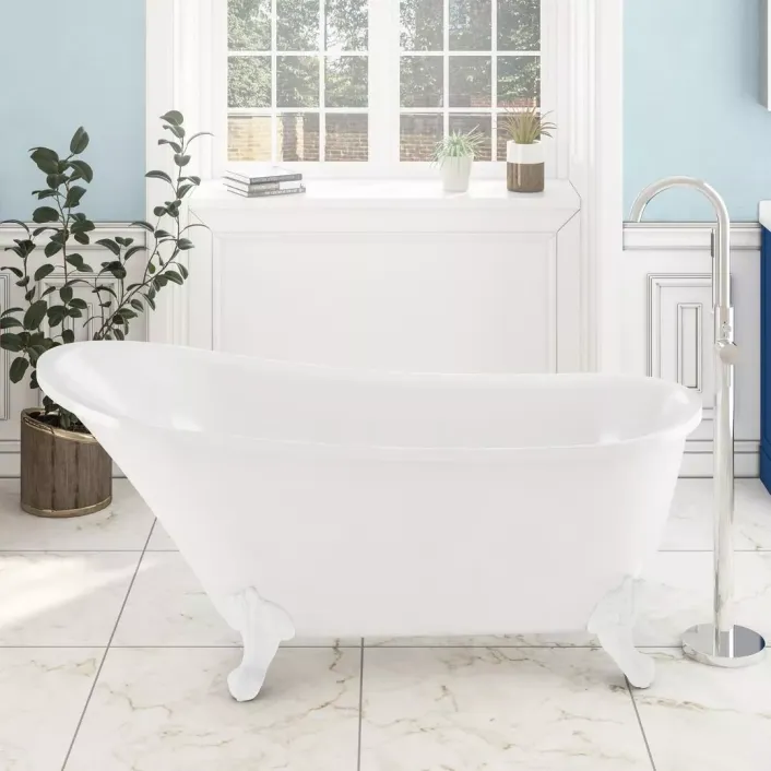 Eastbrook Richmond 1620 x 690 x 760mm (430mm Depth) Freestanding Bath - White