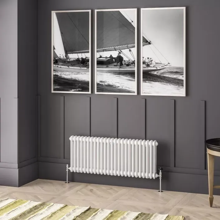 Eastbrook Imperia 2 Column Radiator 450 x 1145mm Gloss White