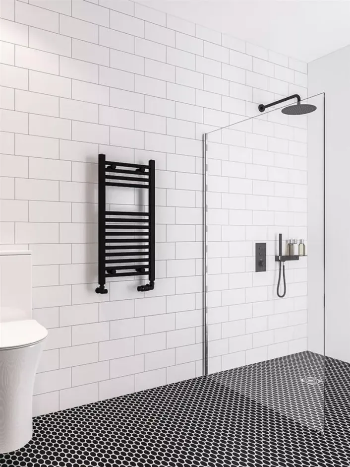 Eastbrook Wingrave 800 x 400 Straight Multirail Matt Black