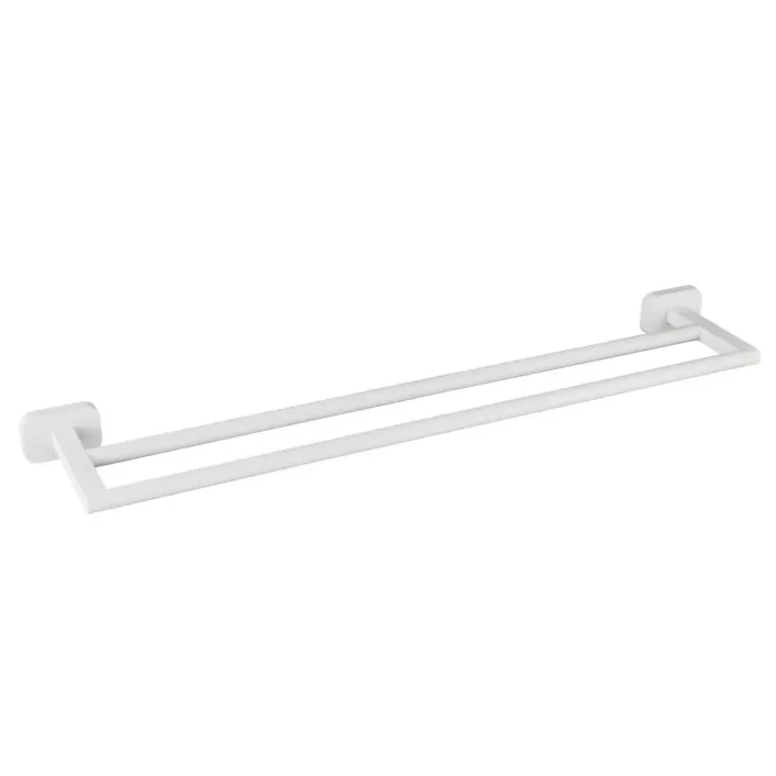 Eastbrook Asti Double Towel Holder - Matt White