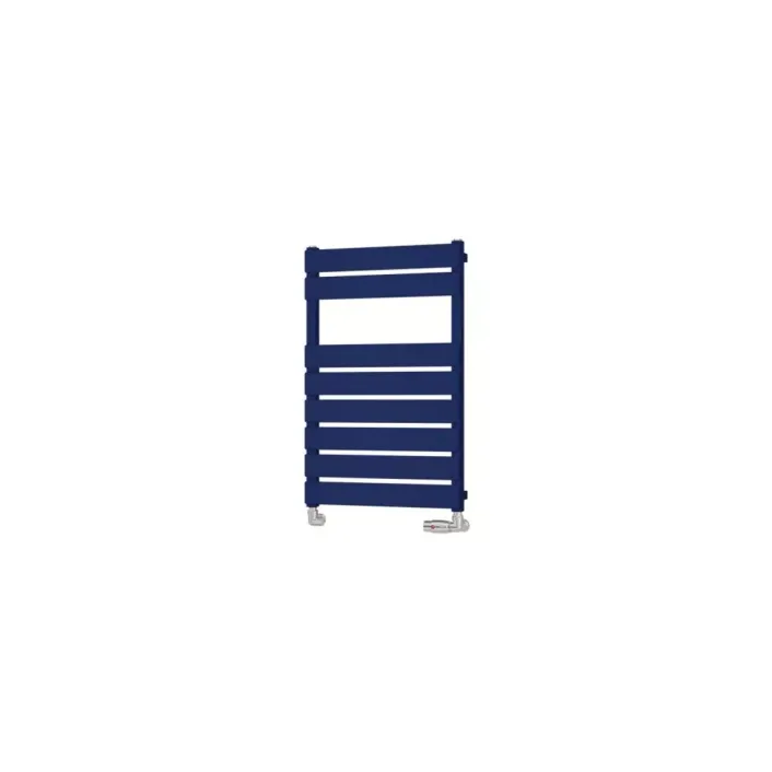 Eastbrook Deddington 800 x 500 Towel Rail Matt Cobalt Blue