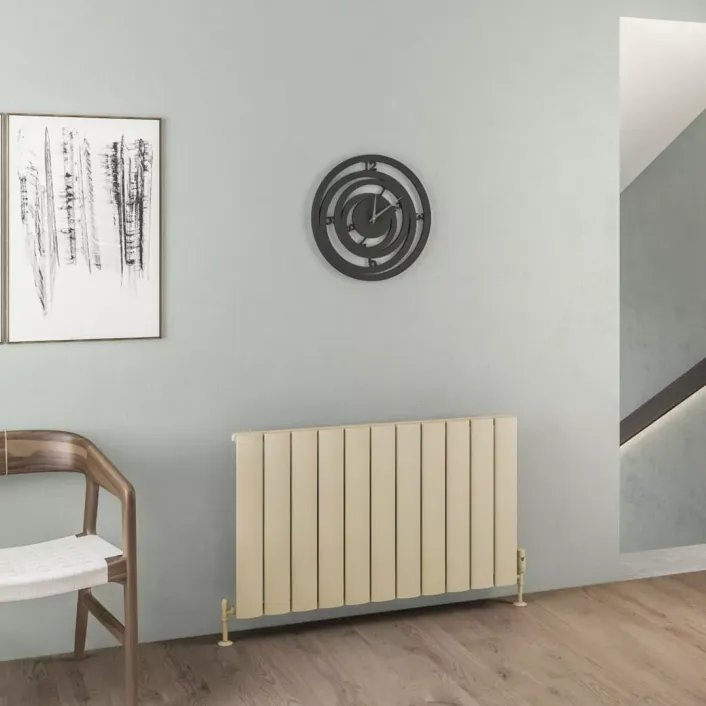 Eastbrook Malmesbury 600 x 1040 Aluminium Radiator Matt Cappuccino