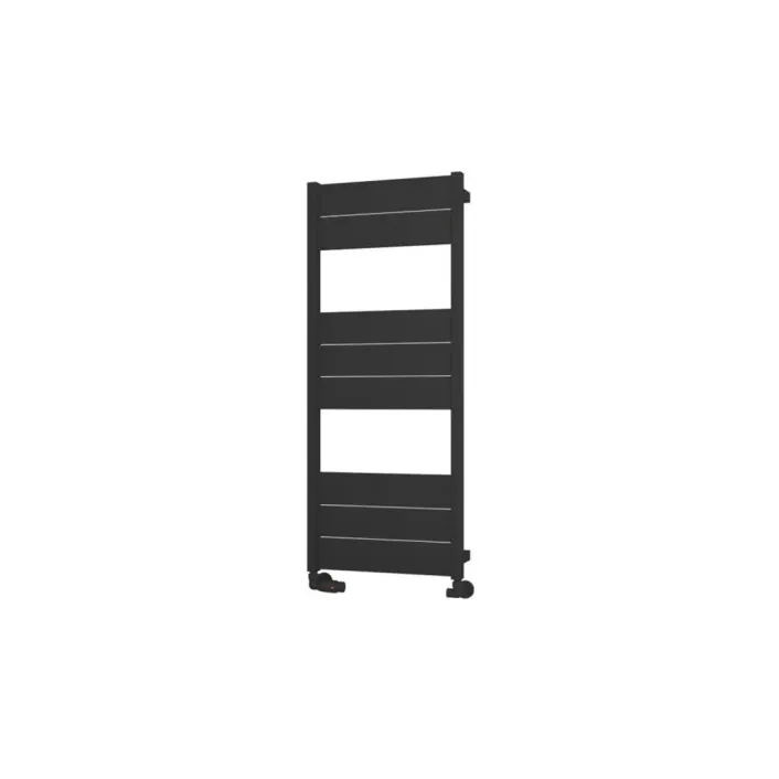 Eastbrook Kingswood Slimline 1220 x 500 Aluminium Towel Rail Matt Black