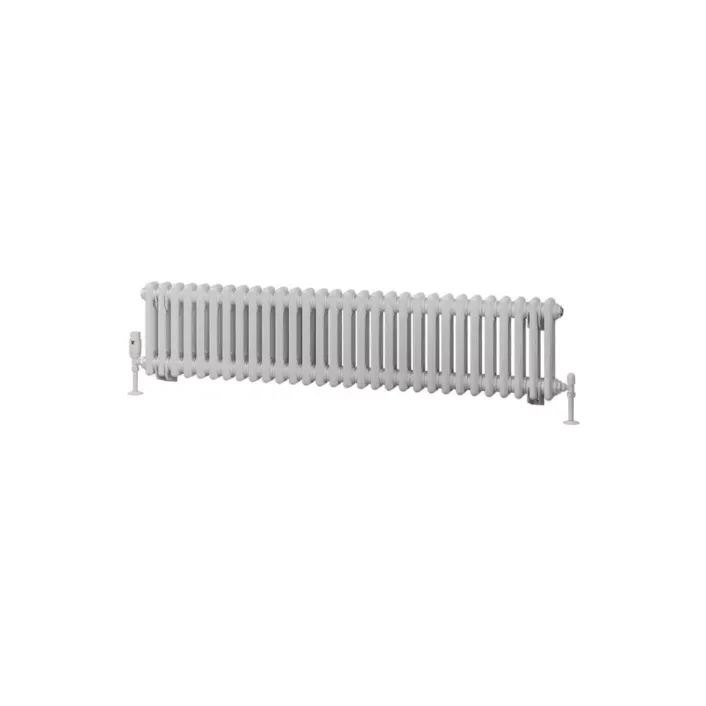 Eastbrook Rivassa 2 Column Radiator 300 x 1373mm Gloss White