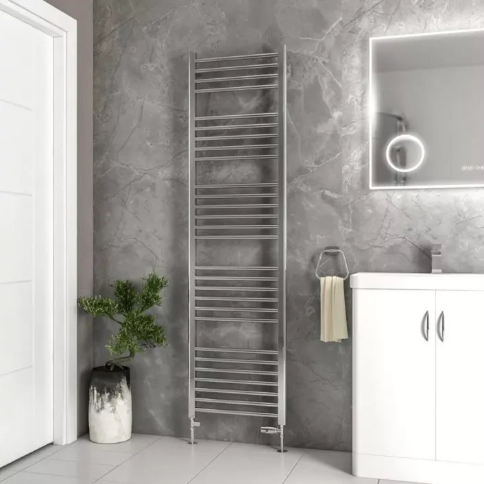 Eastbrook Wendover Straight Stainless Steel Multirail 1800 x 500 Mirror Polished