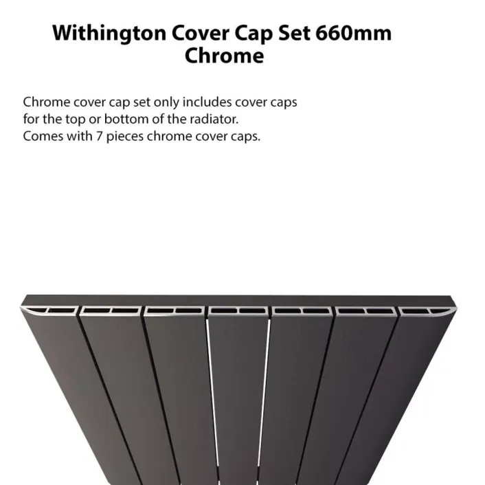 Eastbrook Withington Cover Cap Set 660mm Chrome