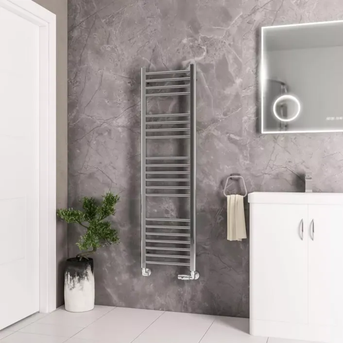 Eastbrook Wendover Straight Stainless Steel Multirail 1400 x 400 Mirror Polished